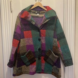 Damee Inc. Patch Pattern Jacket